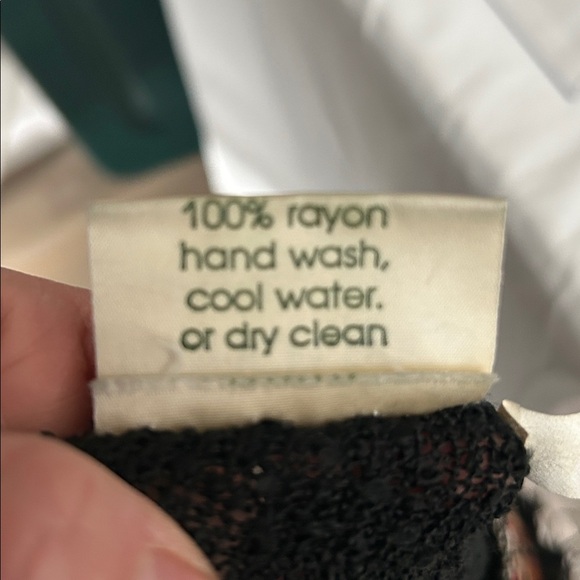 FRENCH RAGS NUBBY RAYON SWEATER SIZE SMALL FRINGE EMBROIDERED VINTAGE - Picture 7 of 11